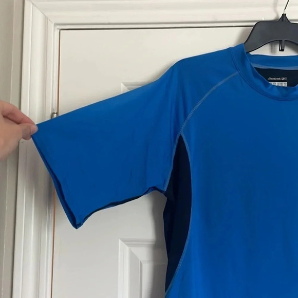 Men’s blue Reebok Play Dry short sleeve size XXL - Picture 4 of 8